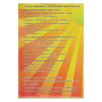 Альбом-планшет блистерный "Юбилейные 25-ти рублёвые монеты России", на 40 ячеек Альбом-планшет блистерный "Юбилейные 25-ти рублёвые монеты России", на 40 ячеек