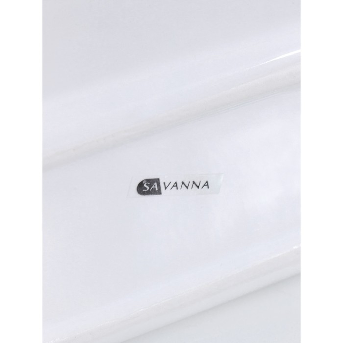 Дозатор для моющего средства с подставкой для губки SAVANNA «Природа», 450 мл, цвет белый Дозатор для моющего средства с подставкой для губки SAVANNA «Природа», 450 мл, цвет белый