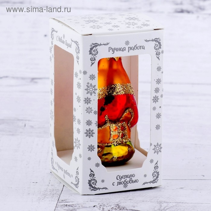 Ёлочное украшение "Домик мини" 9 см