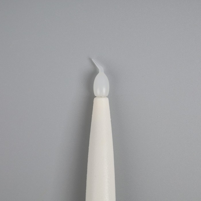 Светодиодные свечи на прищепках 19 см, 6 штук, батарейки АААх1 (не в комплекте), пульт ДУ, свечение тёплое белое