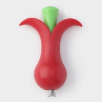 Удалитель косточек Доляна &laquo;Вишенка&raquo;, 14 см, цвет красный