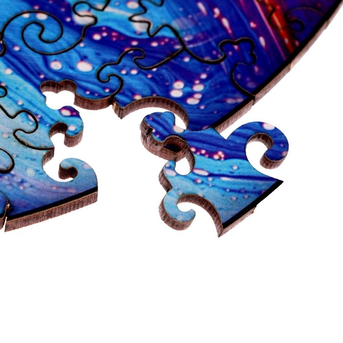 Пазл деревянный фигурный «Магия красок», круглый, 114 элементов Пазл деревянный фигурный «Магия красок», круглый, 114 элементов