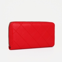 Кошелёк на молнии, цвет красный Кошелёк на молнии, цвет красный