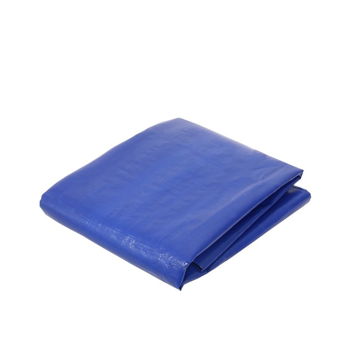 Тент защитный, 6 &times; 3 м, плотность 180 г/м&sup2;, УФ, люверсы шаг 1 м, тарпаулин, УФ, синий
