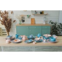 Салатник &laquo;Акварель&raquo;, 600 мл, цвет светло-серый