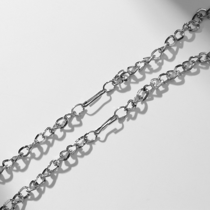 Кулоны &laquo;Неразлучники&raquo; мальчик и девочка, шапка, цвет серебро, 45 см