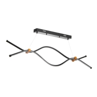 Светильник "Волны" LED 32Вт 6000К чёрный 100х18-85 см Светильник "Волны" LED 32Вт 6000К чёрный 100х18-85 см