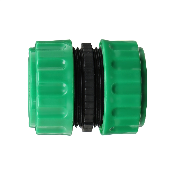 Муфта соединительная, для шлангов 3/4 Муфта соединительная, для шлангов 3/4" (19 мм), цанговое соединение, рр-пластик, Greengo