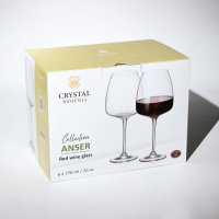 Набор бокалов для вина Anser, 770 мл, 6 шт Набор бокалов для вина Anser, 770 мл, 6 шт