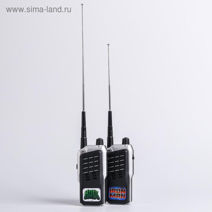 Набор раций &laquo;Рации супергероев&raquo;, Мстители, работает от батареек