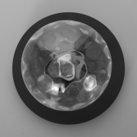 Светильник "Шар" 1хЕ27 черный 15х15х18см BayerLux