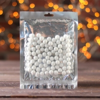 Фигурка для поделок и декора &laquo;Шар&raquo;, набор 80 шт., размер 1 шт. 0,4 - 0.7 см, цвет белый