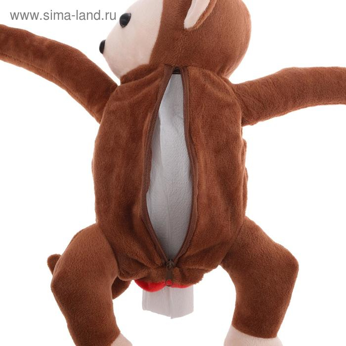 Салфетница в автомобиль на спинку сиденья, обезьянка Салфетница в автомобиль на спинку сиденья, обезьянка