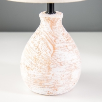 Настольная лампа "Магда" Е14 40Вт бежевый 20х20х33см RISALUX Настольная лампа "Магда" Е14 40Вт бежевый 20х20х33см RISALUX