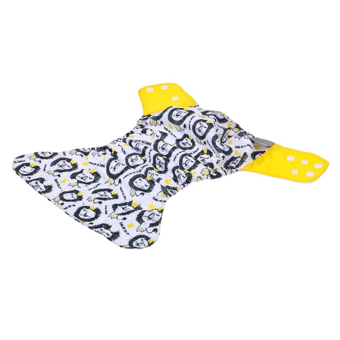 Многоразовый подгузник «Лев», 3-15 кг, разноцветный, Крошка Я Многоразовый подгузник «Лев», 3-15 кг, разноцветный, Крошка Я