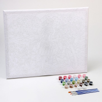 Картина по номерам на холсте с подрамником «Девочка с велосипедом», 40 х 50 см Картина по номерам на холсте с подрамником «Девочка с велосипедом», 40 х 50 см