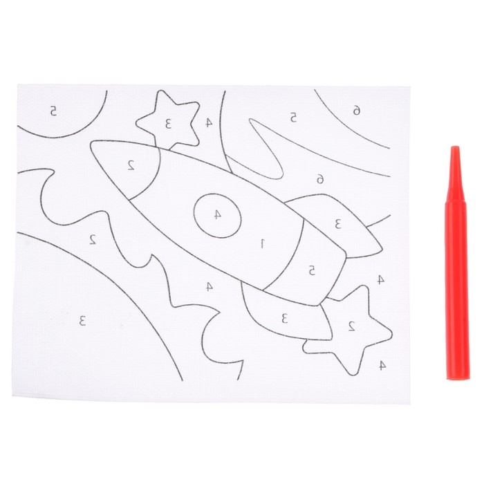 Набор для творчества: лунная фреска и волшебная вышивка &laquo;Космос&raquo;