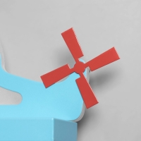 Бра "Вертолет" LED 18Вт синий 35х25х8см Бра "Вертолет" LED 18Вт синий 35х25х8см