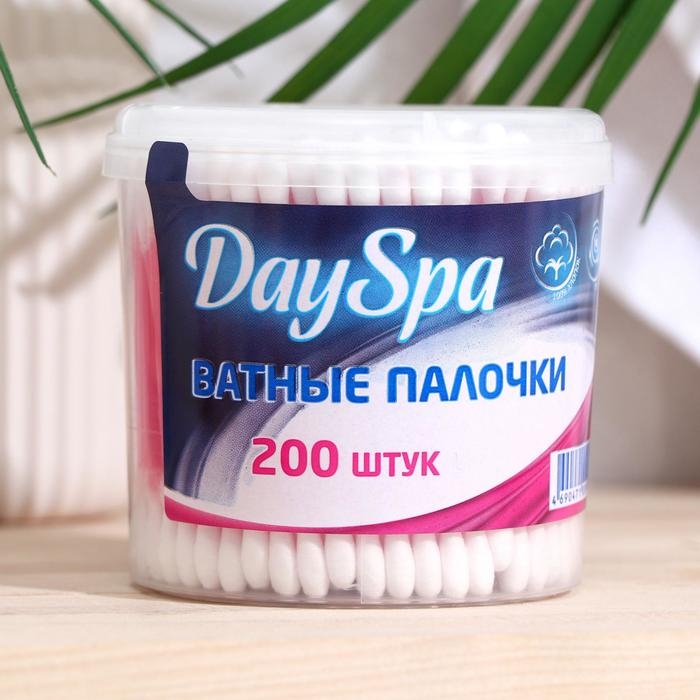 Ватные Day Spa палочки в стакане роз. 200 шт Ватные Day Spa палочки в стакане роз. 200 шт