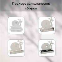 Подставка для спиралей от комаров и благовоний, металл, &laquo;Улитка&raquo;