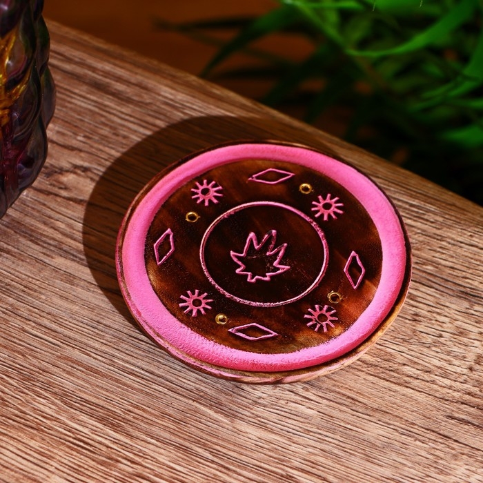 Подставка под благовония "Небесное счастье" 10х10х1 см МИКС