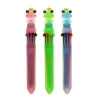 Ручка шариковая автоматическая 10-ти цветная, "Лягушка-спиннер", МИКС Ручка шариковая автоматическая 10-ти цветная, "Лягушка-спиннер", МИКС