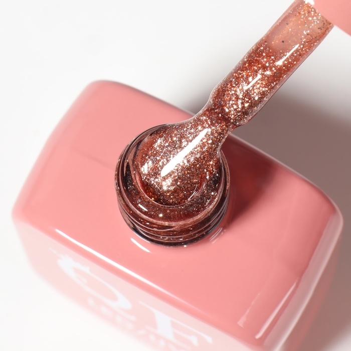 Гель лак для ногтей &laquo;COLOR CHROME&raquo;, 3-х фазный, 10 мл, LED/UV, цвет красный (67)