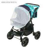 Коляска-трансформер «Гном», пластиковые колёса, оттенки бирюзового, рисунок МИКС Коляска-трансформер «Гном», пластиковые колёса, оттенки бирюзового, рисунок МИКС