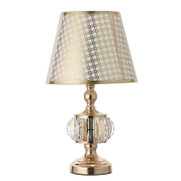 Настольная лампа с подсветкой 16682/1 E27 40Вт золото RISALUX