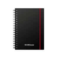 Тетрадь А6 на спирали, 80 листов в клетку, ErichKrause Accent, пластиковая обложка, на резинке, блок офсет 100% белизна, МИКС Тетрадь А6 на спирали, 80 листов в клетку, ErichKrause Accent, пластиковая обложка, на резинке, блок офсет 100% белизна, МИКС