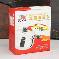 Кастрюля из нержавеющей стали Promo, 2,3 л, 22&times;9 см, с крышкой