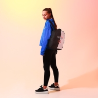 Рюкзак школьный текстильный Chaotic, 38х14х27 см, цвет чёрный/серый Рюкзак школьный текстильный Chaotic, 38х14х27 см, цвет чёрный/серый