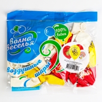 Шар латексный 12" &laquo;Денежный подарок&raquo;, 2 ст., набор 25 шт., МИКС