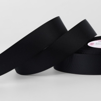 Лента репсовая, 25 мм, 23 ± 1 м, цвет чёрный №39 Лента репсовая, 25 мм, 23 ± 1 м, цвет чёрный №39