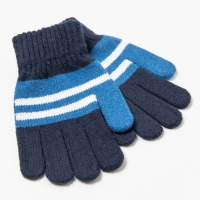 Перчатки детские, цвет тёмно-синий размер 18 Перчатки детские, цвет тёмно-синий размер 18