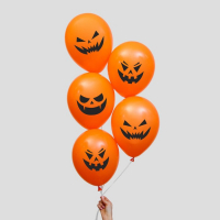Шар латексный 12" &laquo;Страшные тыквы&raquo;, 50 шт., МИКС