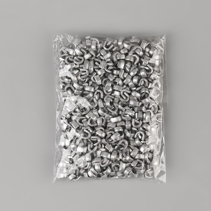 Верхний ограничитель для молнии, металлический, №8, 1000 ± 20 шт, цвет серебряный Верхний ограничитель для молнии, металлический, №8, 1000 ± 20 шт, цвет серебряный