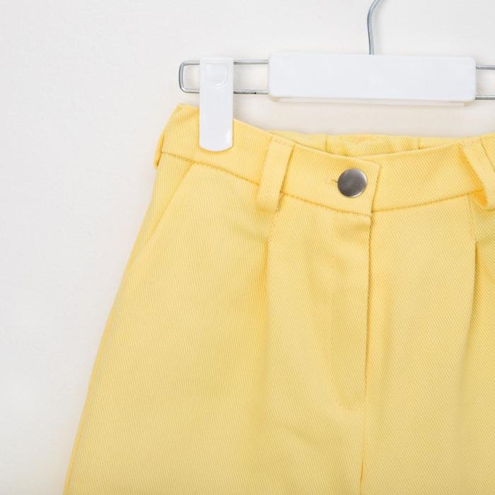 Джинсы для девочки MINAKU: Casual collection KIDS, цвет лимонный, рост 128 см Джинсы для девочки MINAKU: Casual collection KIDS, цвет лимонный, рост 128 см