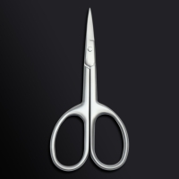 Ножницы маникюрные «Premium satin», узкие, прямые, матовые, 9,6 см, цвет серебристый Ножницы маникюрные «Premium satin», узкие, прямые, матовые, 9,6 см, цвет серебристый