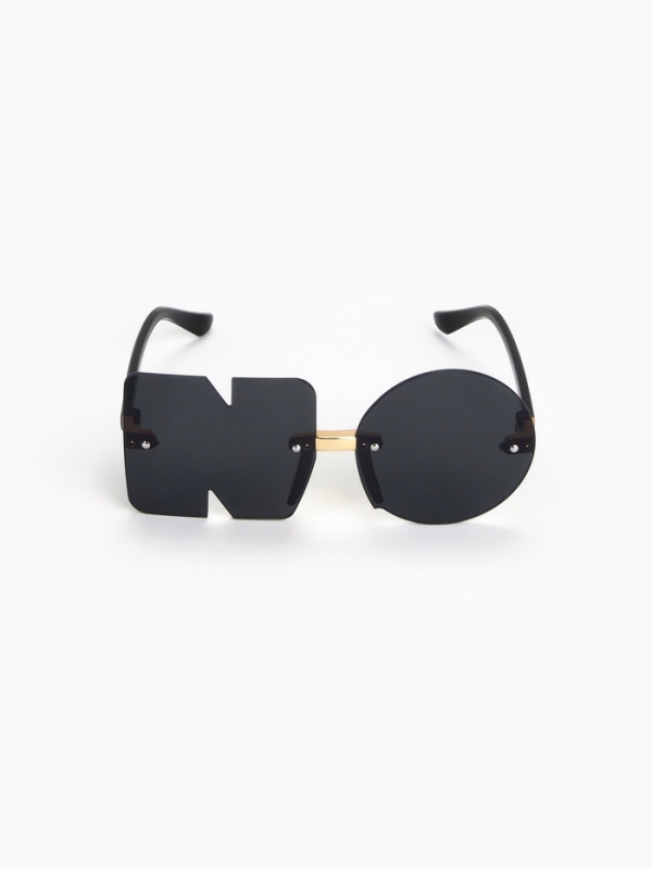 Очки солнцезащитные женские, дужка 12.2 см, ширина 12.3 см, линза 5.2 х 5.3 см, черные