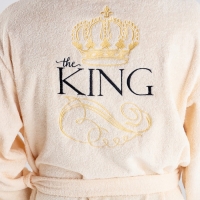 Халат махровый мужской King, размер 56-58, 100% хлопок Халат махровый мужской King, размер 56-58, 100% хлопок