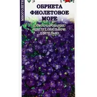 Семена Обриета Фиолетовое море /Сотка/ 0,05г/ h-10-15см d-1-1,5см /*1500
