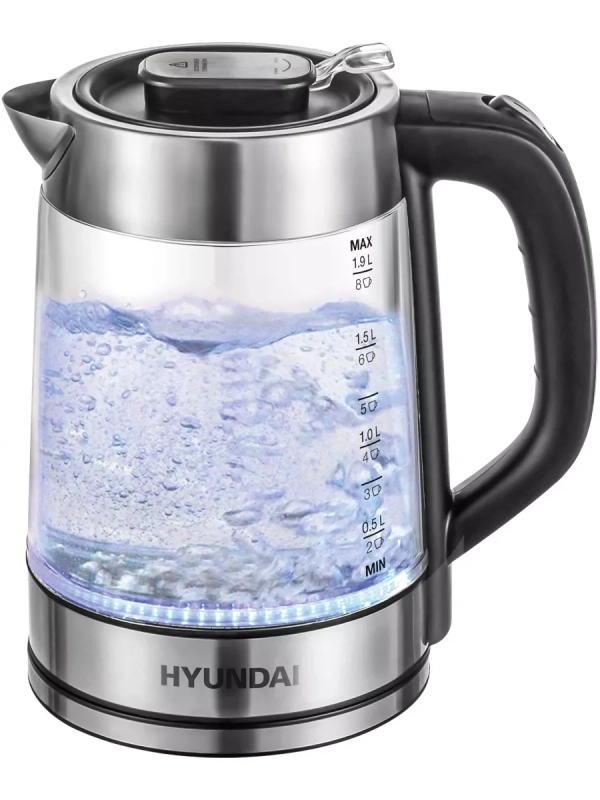 Чайник HYK-G4015 1.7л. 2200Вт черный