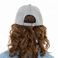 Бейсболка Woolridge, серый меланж