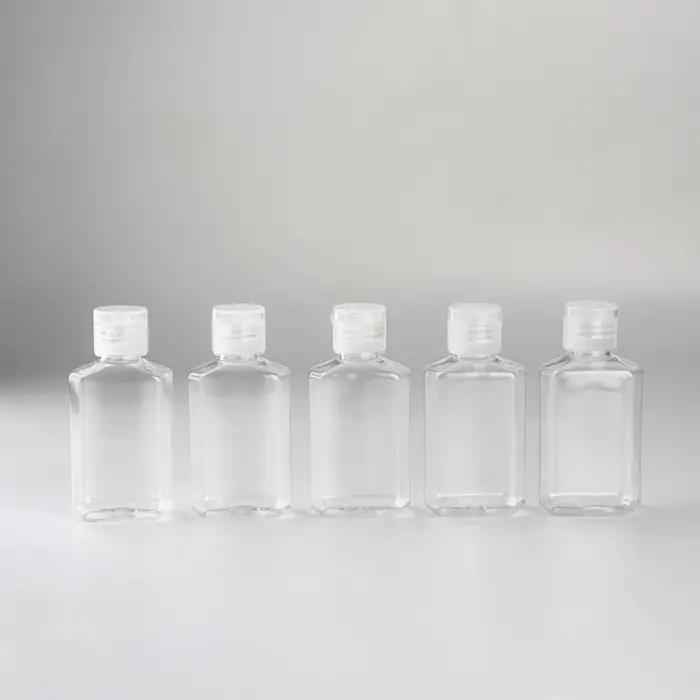 Бутылочка для хранения, 65 мл, фасовка 5 шт., прозрачная