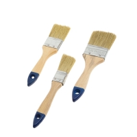 Набор кистей ТУНДРА, натуральная щетина, деревянная рукоятка, 1-1.5-2" (25, 38, 50 мм)