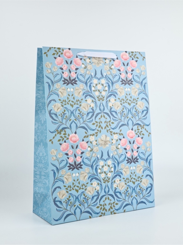 Пакет ламинированный &laquo;Цветы&raquo;, 32,5 &times; 12,7 &times; 44,7 см