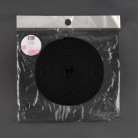 Резинка тканая, мягкая, 40 мм, 4,5 ± 1 м, цвет чёрный/белый/серебряный Резинка тканая, мягкая, 40 мм, 4,5 ± 1 м, цвет чёрный/белый/серебряный