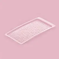 Форма для шоколада &laquo;Шоколад пористый&raquo;, пластик, 21.5&times;11.5&times;1 см, прозрачная