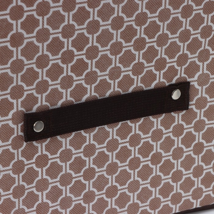 Короб стеллажный для хранения Доляна &laquo;Браун&raquo;, 25&times;25&times;25 см, цвет коричневый